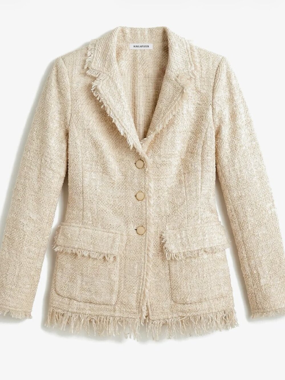The Porter Heirloom Jacket in Ivory - Interweave - Picture 3 of 5